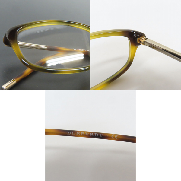 実際に弊社で買取させて頂いたBURBERRY/バーバリー メガネフレーム アイウェア B2182Dの画像 5枚目