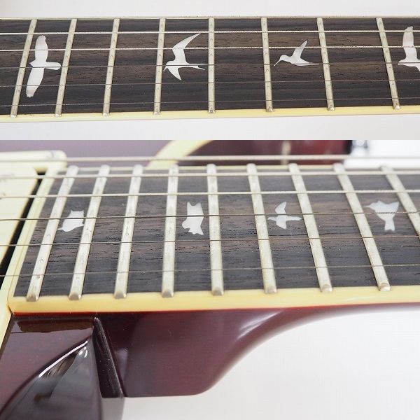 実際に弊社で買取させて頂いた★PRS/Paul Reed Smith/ポールリードスミス SE Standard 24 バードインレイ コイルタップ搭載 ギグケース付の画像 4枚目