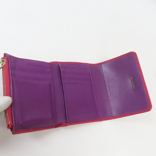 実際に弊社で買取させて頂いたBVLGARI/ブルガリ 三つ折り財布の画像 3枚目