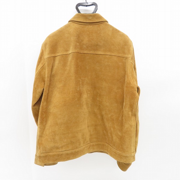実際に弊社で買取させて頂いたCALEE/キャリー BACK SKIN LEATHER JACKET/バックスキンレザージャケット/スエード レザージャケット/XLの画像 1枚目