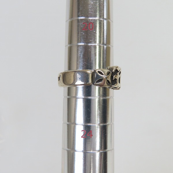 実際に弊社で買取させて頂いたBILL WALL LEATHER/BWL/ビルウォールレザー ロゴデザインリング R311 22-22.5号の画像 9枚目