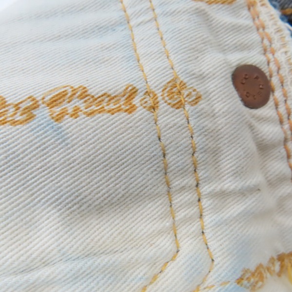 実際に弊社で買取させて頂いたTHE FLAT HEAD/フラットヘッド デニムパンツ LOT 3001/W32 L36の画像 8枚目