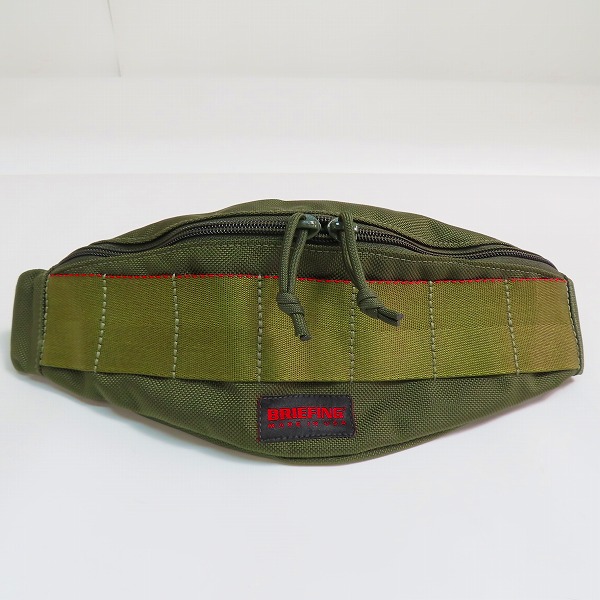 実際に弊社で買取させて頂いたBRIEFING/ブリーフィング カーキ ウエストポーチ/ボディバッグ TRIPOD BRF071219
