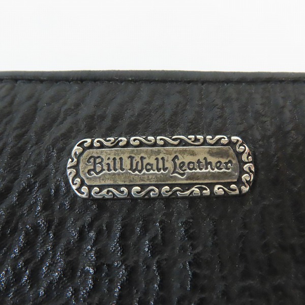 実際に弊社で買取させて頂いたBILL WALL LEATHER/ビルウォールレザー ラウンドジップ コインケース/ウォレットの画像 5枚目
