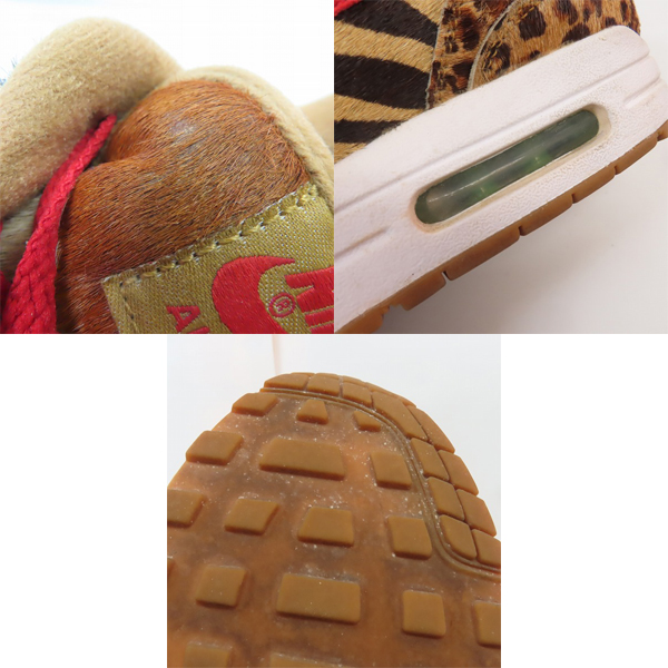 実際に弊社で買取させて頂いたNIKE×ATMOS/ナイキ×アトモス AIR MAX 1 DLX/エアマックス1 アニマルパック 2.0 AQ0928-700/27の画像 6枚目