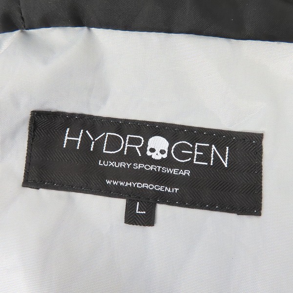 実際に弊社で買取させて頂いたHYDROGEN/ハイドロゲン 総柄 ジップアップパーカー/Lの画像 2枚目