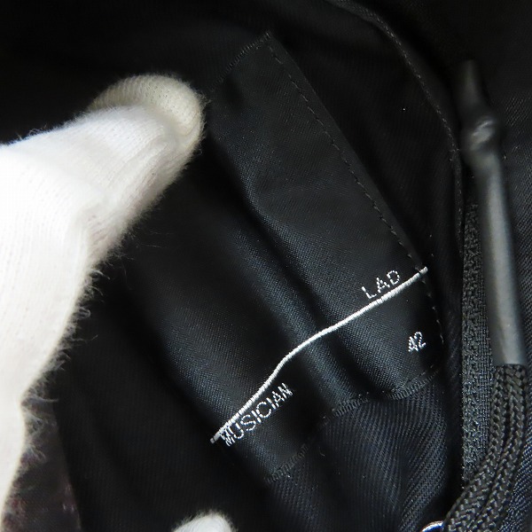 実際に弊社で買取させて頂いたLAD MUSICIAN/ラッドミュージシャン FLOWER SKULL REVERSIBLE BLOUSON リバーシブル ブルゾンジャケット 2220-354/42の画像 4枚目