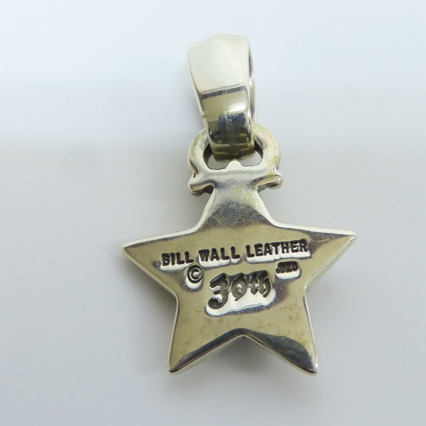 実際に弊社で買取させて頂いたBILL WALL LEATHER/BWL/ビルウォールレザー 30th Anniversary スター ペンダントの画像 2枚目