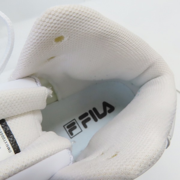 実際に弊社で買取させて頂いたFILA/フィラ JAMAL MASHBURN ハイカットスニーカー MFW17002-001/27の画像 4枚目
