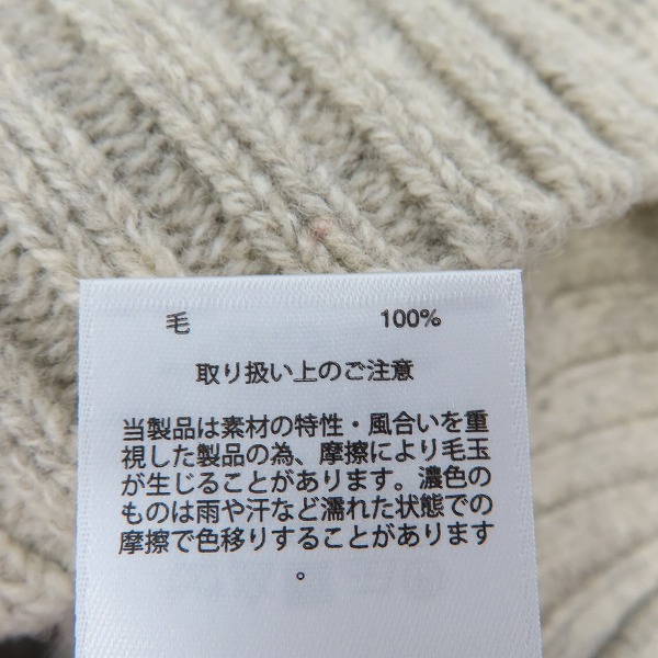 実際に弊社で買取させて頂いた【未使用】BROOKS BROTHERS Red Fleece/ブルックスブラザーズレッドフリース ハーフボタンニット/Sの画像 3枚目