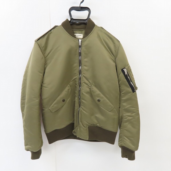 実際に弊社で買取させて頂いたSAINT LAURENT/サンローラン ボンバージャケット 397643 Y5301/48
