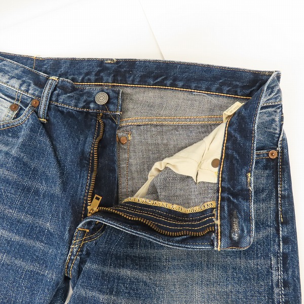 実際に弊社で買取させて頂いたTHE FLAT HEAD/フラットヘッド タイトフィット ストレッチ デニムパンツ/ジーンズ 3001SPC/34の画像 5枚目