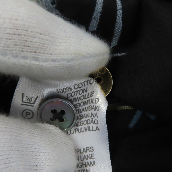 実際に弊社で買取させて頂いたPaul Smith/ポールスミス 総柄 ボックスシャツ/Mの画像 4枚目