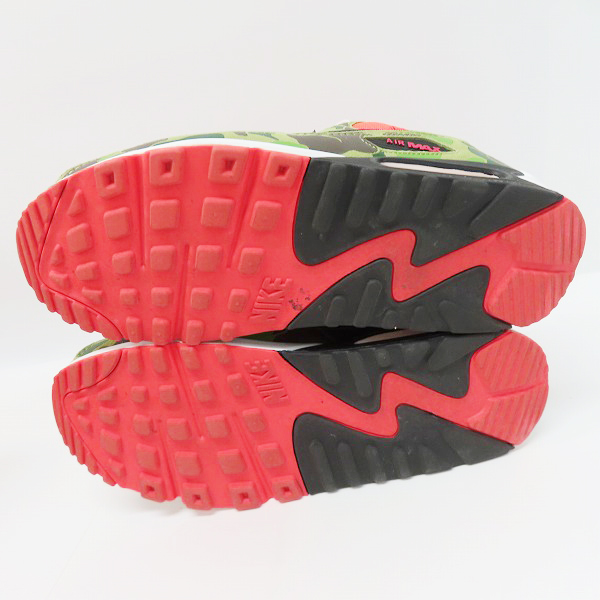 実際に弊社で買取させて頂いたNIKE×atmos/ナイキ×アトモス AIR MAX 90 DUCK CAMO エアマックス90 ダックカモ CW6024-600/27の画像 2枚目