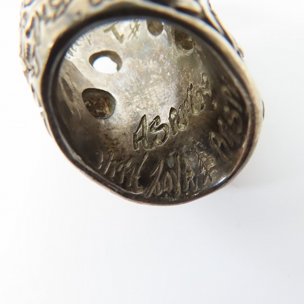 実際に弊社で買取させて頂いたBWL/ビルウォールレザー Dia de los Muertos Master Skull Ring 死者の日 マスタースカルリング 7.5-11.5号の画像 6枚目