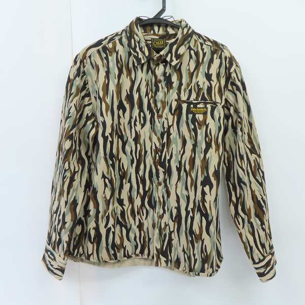 実際に弊社で買取させて頂いたCALEE/キャリー 15AW カモストライプ柄 コットン シャツ/長袖/L