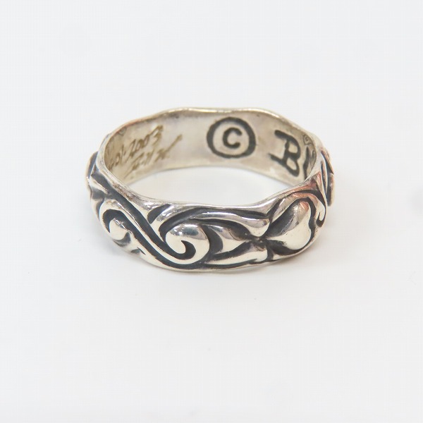 実際に弊社で買取させて頂いたBILL WALL LEATHER/ビルウォールレザー ハートリング/22-23号の画像 2枚目