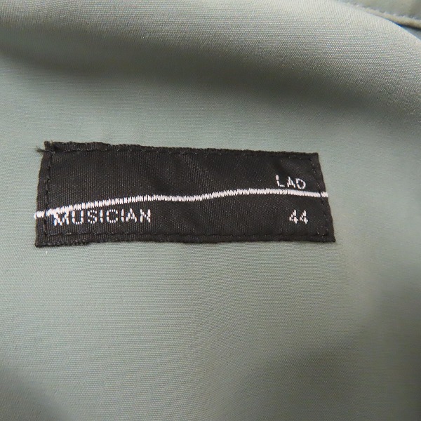 実際に弊社で買取させて頂いたLAD MUSICIAN/ラッドミュージシャン 22SS FRILL SHIRT/フリルシャツ 2122-104/44の画像 2枚目