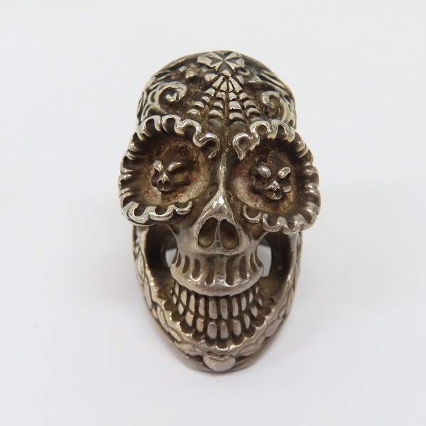 実際に弊社で買取させて頂いたBWL/ビルウォールレザー Dia de los Muertos Master Skull Ring 死者の日 マスタースカルリング 7.5-11.5号の画像 1枚目