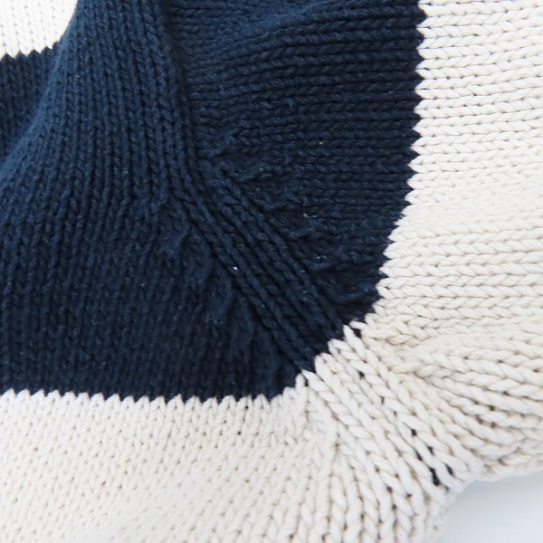 実際に弊社で買取させて頂いたHUGO BOSS/ヒューゴボス ボーダー柄ニット Mの画像 7枚目