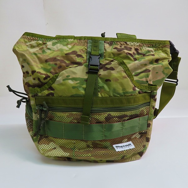 実際に弊社で買取させて頂いたBRIEFING/ブリーフィング 迷彩/カモフラ 2WAY ショルダーバッグ