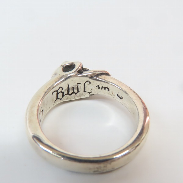 実際に弊社で買取させて頂いたBILL WALL LEATHER/ビルウォールレザー グッドラックスカル リング/17-18号の画像 6枚目