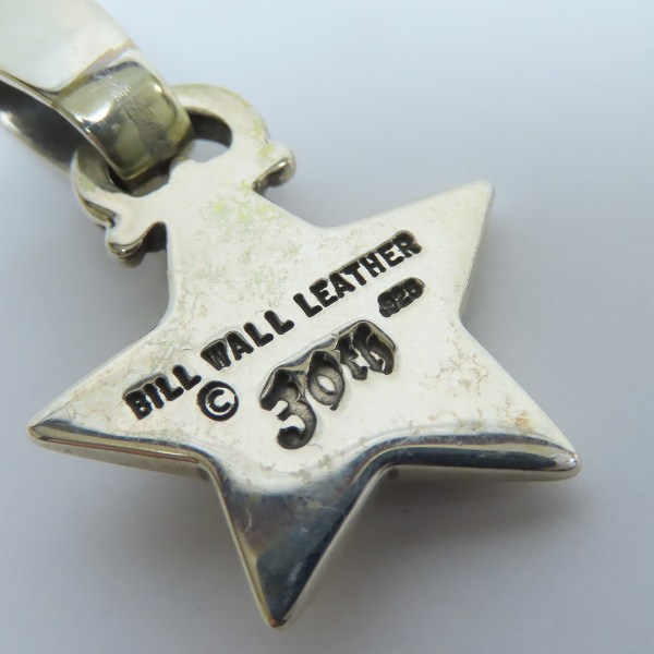 実際に弊社で買取させて頂いたBILL WALL LEATHER/BWL/ビルウォールレザー 30th Anniversary スター ペンダントの画像 4枚目
