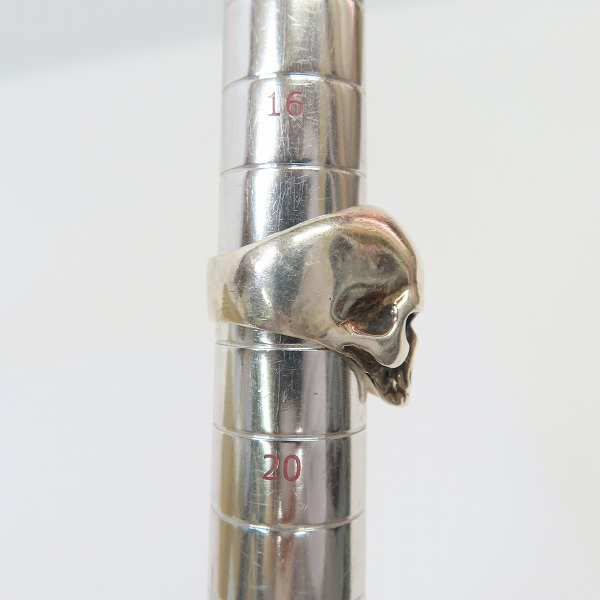 実際に弊社で買取させて頂いたCRAZY PIG/クレイジーピッグ 限定スカル リング/17.5-19.5号の画像 7枚目