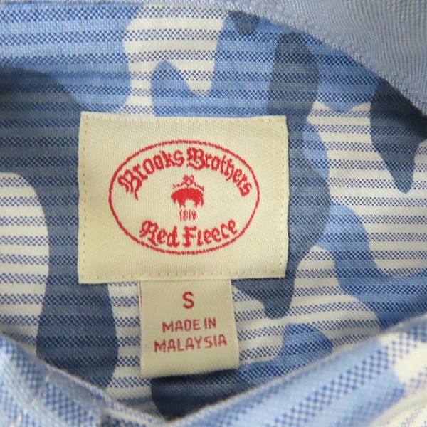実際に弊社で買取させて頂いたBROOKS BROTHERS/ブルックスブラザーズ カモフラ柄 ボタンダウンシャツ/Sの画像 2枚目
