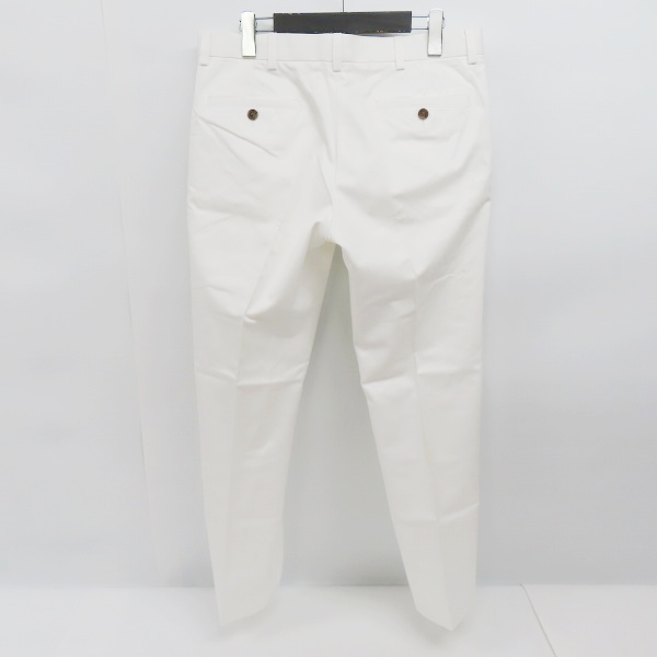 実際に弊社で買取させて頂いたBROOKS BROTHERS/ブルックスブラザーズ ホワイト コットンパンツ/W32の画像 1枚目