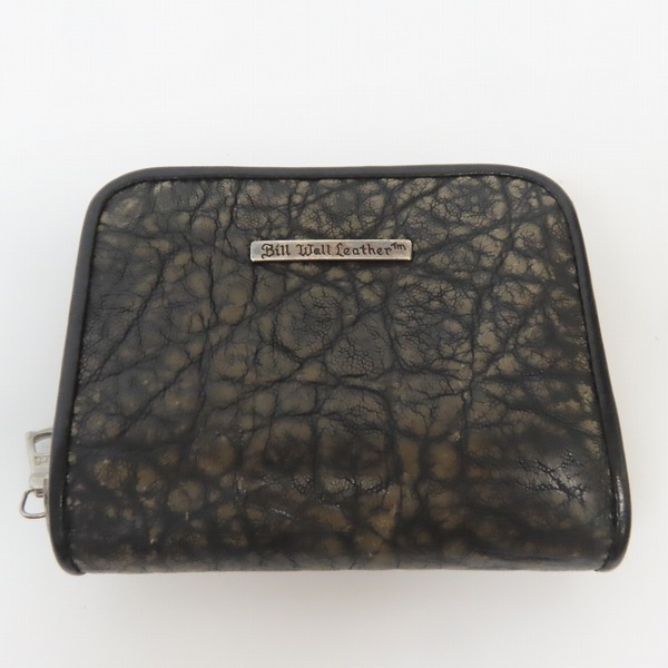 実際に弊社で買取させて頂いたBWL/ビルウォールレザー コインジップウォレット ｗ/ヒッポーレザー/カバ革