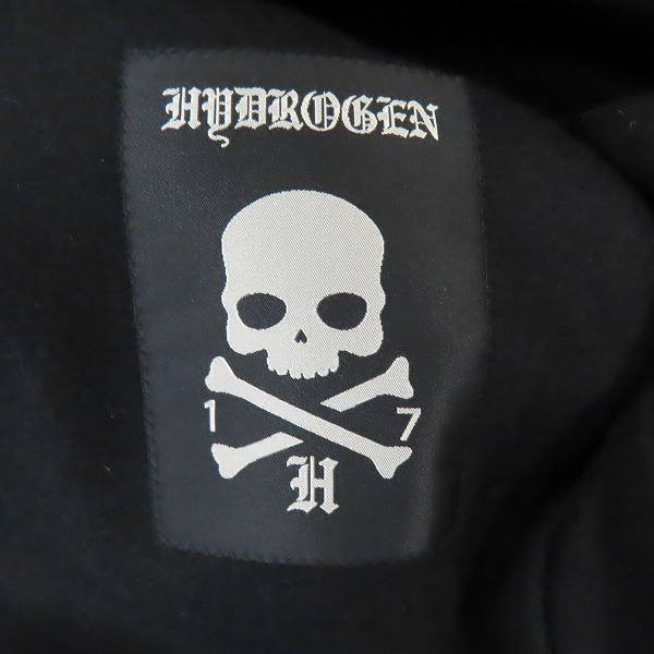 実際に弊社で買取させて頂いたHYDROGEN/ハイドロゲン スカル ワッペン ウール テーラードジャケット /48の画像 2枚目