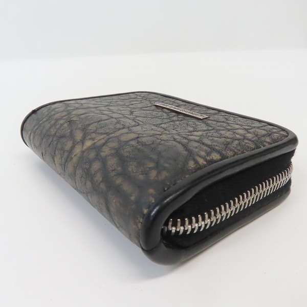 実際に弊社で買取させて頂いたBWL/ビルウォールレザー コインジップウォレット ｗ/ヒッポーレザー/カバ革の画像 2枚目