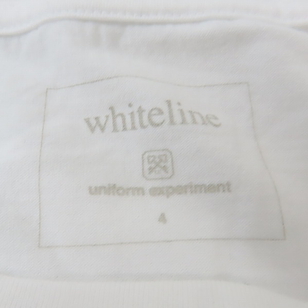 実際に弊社で買取させて頂いたuniform experiment/ユニフォームエクスペリメント whiteline 21SS FRONT POCKET SHORTS UE-170073/4の画像 2枚目