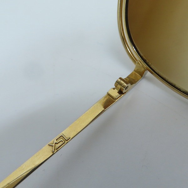 実際に弊社で買取させて頂いたYves Saint Laurent/イヴサンローラン ティアドロップ サングラス/アイウェア 31-7102の画像 7枚目