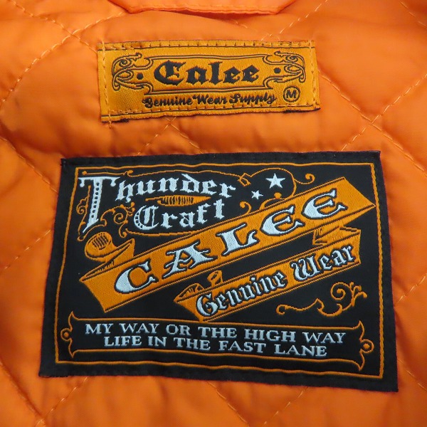 実際に弊社で買取させて頂いたCALEE/キャリー ワッペン付き 中綿 ワークジャケット/Mの画像 2枚目