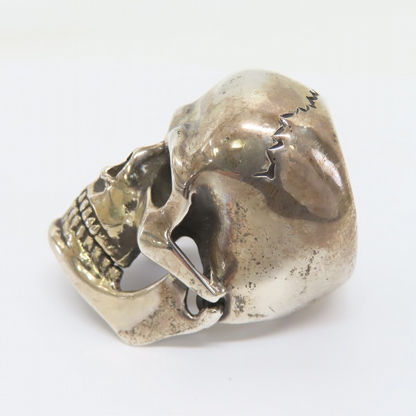 実際に弊社で買取させて頂いた【証明書】STANLEY GUESS/スタンリーゲス XX Large Skull Ring w/Jaw XXラージスカルリングw/ジョー 19.5-24号の画像 2枚目