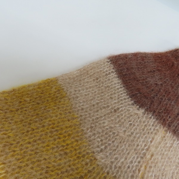 実際に弊社で買取させて頂いたTOMORROWLAND tricot/トゥモローランドトリコ モヘア グラデーションボーダーニット 61-02-15-02025 /Sの画像 5枚目