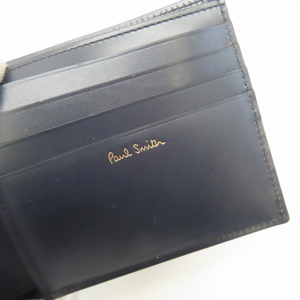 実際に弊社で買取させて頂いたPaulSmith/ポールスミス イタリア製 二つ折り財布の画像 5枚目