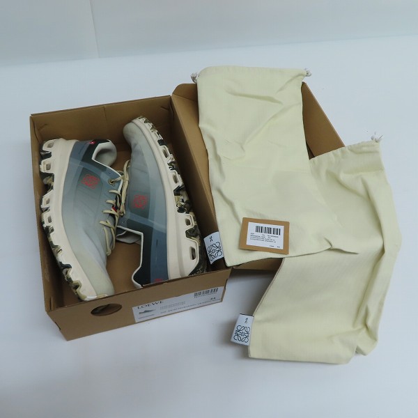 実際に弊社で買取させて頂いたLOEWE×On/ロエベ×オン Cloudventure/クラウドベンチャー Gradient Khaki 32.98730/28の画像 7枚目