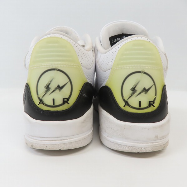 実際に弊社で買取させて頂いたFRAGMENT DESIGN×NIKE/フラグメントデザイン×ナイキ AIR JORDAN 3 エアジョーダン3 DA3595-100/26.5の画像 1枚目