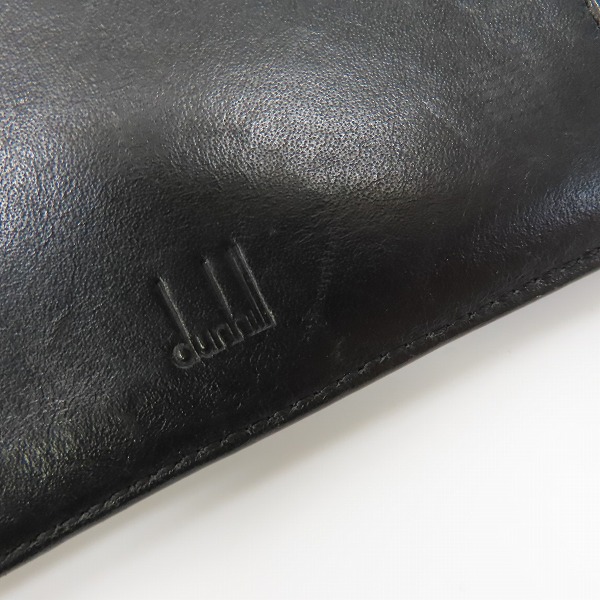 実際に弊社で買取させて頂いたDunhill/ダンヒル ロゴプレート レザー 二つ折り財布の画像 6枚目