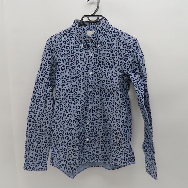 実際に弊社で買取させて頂いたuniform experiment/ユニフォームエクスペリメント レオパード B.D.シャツ UE-145013/3