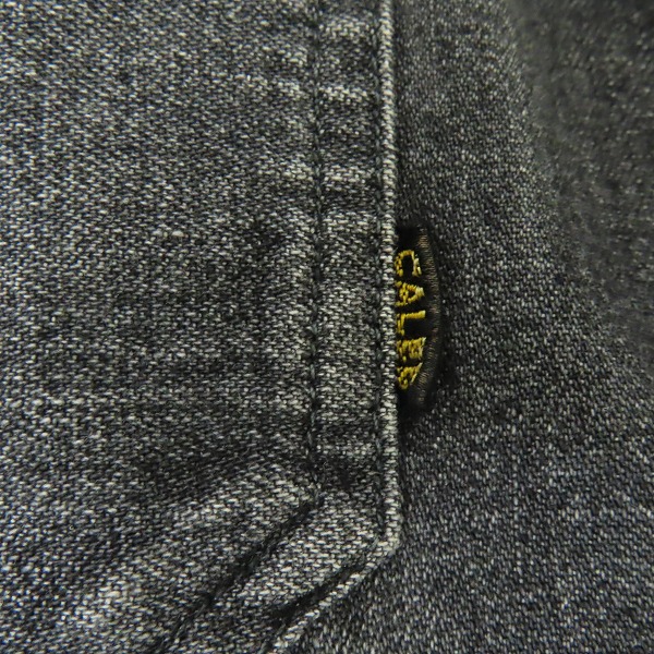 実際に弊社で買取させて頂いたCALEE/キャリー デニムシャツ/長袖シャツ Mの画像 4枚目