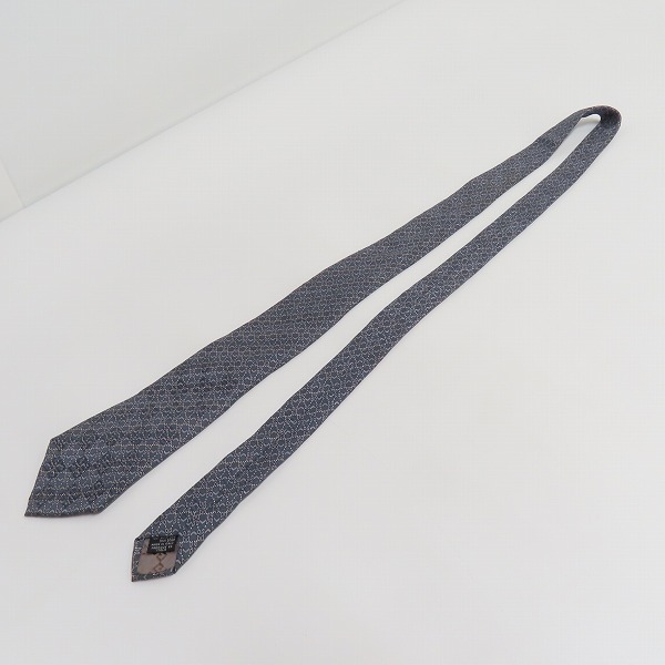 実際に弊社で買取させて頂いたGIVENCHY/ジバンシィ ロゴ総柄 シルクネクタイ の画像 4枚目