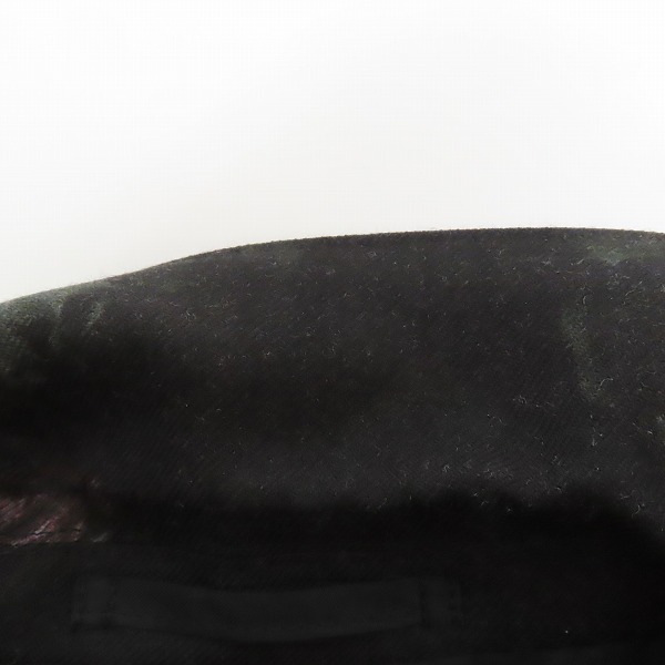 実際に弊社で買取させて頂いたLAD MUSICIAN/ラッドミュージシャン 20AW Wool Gabardine Flower Skull Big Jacket 2220-345/42の画像 5枚目