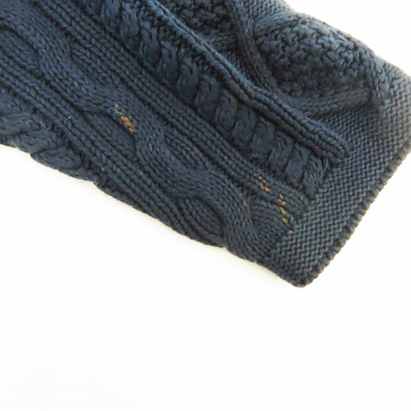 実際に弊社で買取させて頂いたBrooks Brothers/ブルックス ブラザーズ ケーブル編み ハイネックニット/XLの画像 6枚目