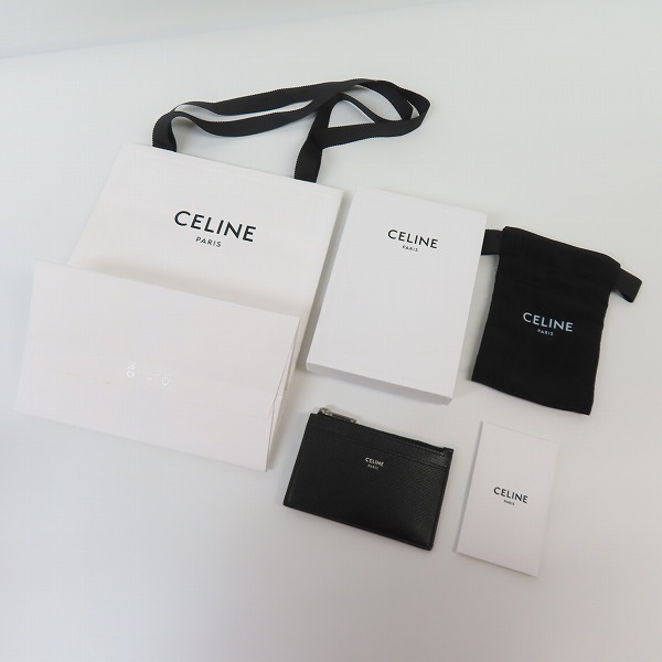 実際に弊社で買取させて頂いたCELINE/セリーヌ レザー コインケース カードケースの画像 7枚目