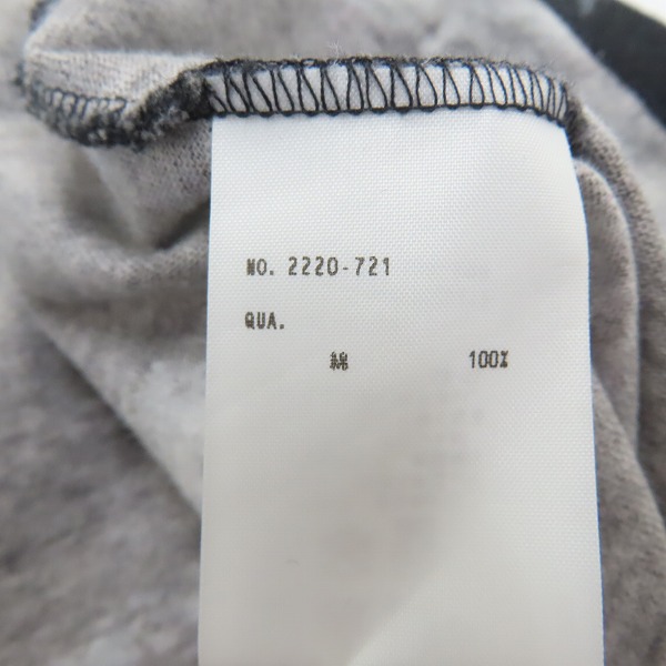 実際に弊社で買取させて頂いたLAD MUSICIAN/ラッドミュージシャン 20AW 30/2 T-CLOTH FLOWER SKULL S/BIG 2220-719の画像 3枚目