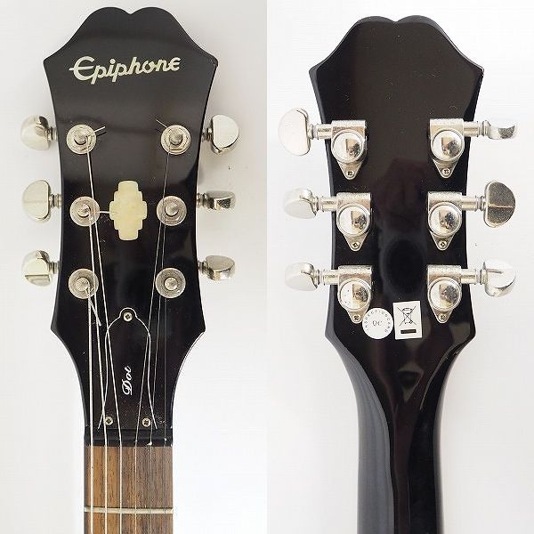 実際に弊社で買取させて頂いた★Epiphone/エピフォン DOT-EB セミアコ ES-335モデル エレキギターの画像 2枚目